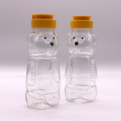 200ml PET 곰 플라스틱 꿀 병 식품 등급 및 창의적인 학생 휴대 병