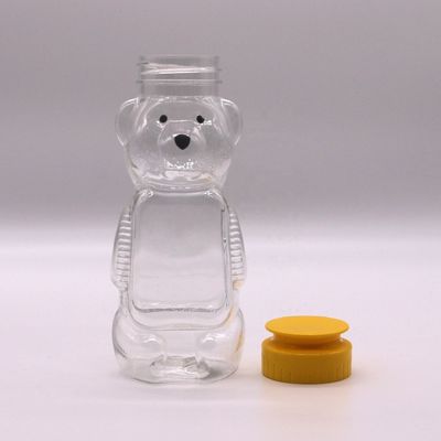 200ml PET 곰 플라스틱 꿀 병 식품 등급 및 창의적인 학생 휴대 병