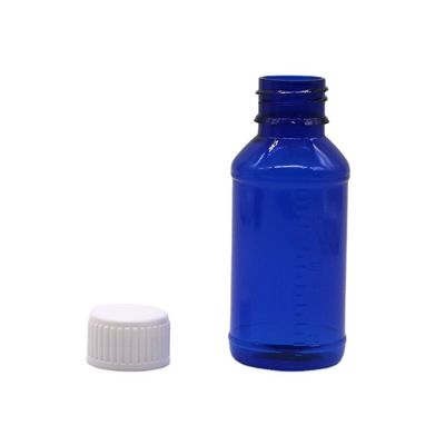100mL PET 원형 약국 용기 의료 폐기물 스크린 인쇄 어린이 안전 캡