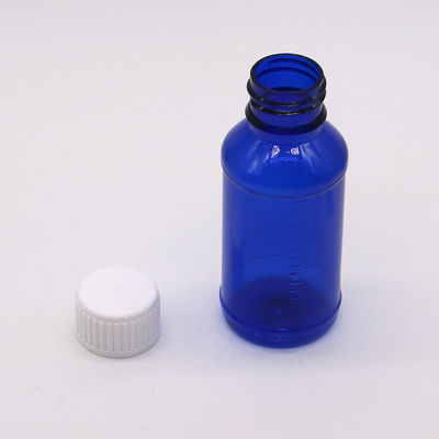 100mL PET 원형 약국 용기 의료 폐기물 스크린 인쇄 어린이 안전 캡