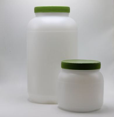 빵 1L / 4L 넓은 입 HDPE 단백질 분말 스크루 캡과 알루미늄 열 인덕션 라인러로 식품 저장
