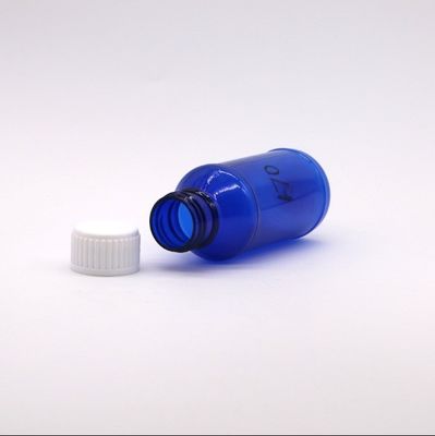 100mL PET 원형 약국 용기 의료 폐기물 스크린 인쇄 어린이 안전 캡