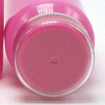 맞춤형 크기의 PET 컬러 120ml 밝은 플라스틱 약병 병 2층 PS 캡