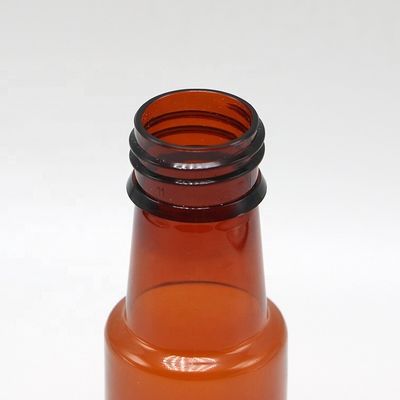 70ml PET 앰버 메이플 기침 시럽 액체 약용 구강 액체 병 용기