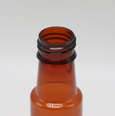 70ml PET 앰버 메이플 기침 시럽 액체 약용 구강 액체 병 용기
