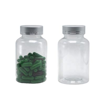 투명한 175ml PET 플라스틱 병 Boston Round 맞춤형 컬러 의약품 용기