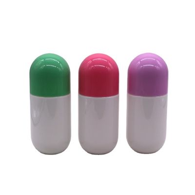250ML/8OZ HDPE 두층 PET 밝은 캡슐 모양 나사 캡 의학 핫 스탬핑 OEM.ODM