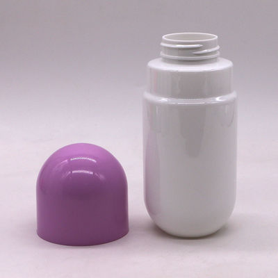 250ML/8OZ HDPE 두층 PET 밝은 캡슐 모양 나사 캡 의학 핫 스탬핑 OEM.ODM