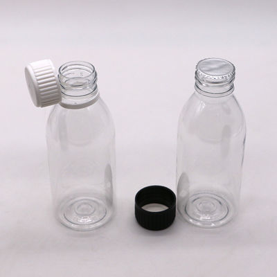 150ml PET 타원형 앰버 처방 약국 액체 약품 뚜?? 이 있는 용기