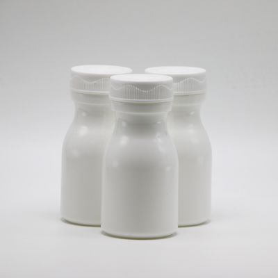 고체 태블릿과 캡슐의 편리한 보관을 위해 흰색 60ml HDPE 플라스틱 병