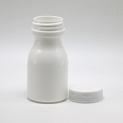 고체 태블릿과 캡슐의 편리한 보관을 위해 흰색 60ml HDPE 플라스틱 병