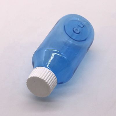 제약품 등급 기침 시럽 스크루 캡과 맞춤 로고가 있는 PET 병