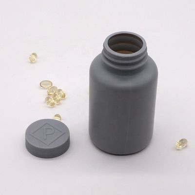 매트 200ml HDPE 은 회색 플라스틱 병
