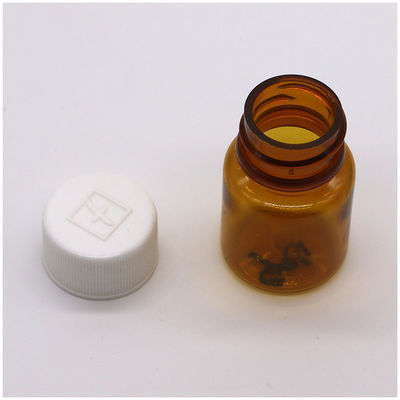 스크린 프린팅 15ml 공허 인 PET 플라스틱 약 약 병 용기 고분 분말