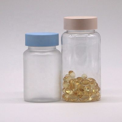 60ml / 100ml / 120ml / 250ml PET 플라스틱 병 매트 픽업 사용자 지정 색상 및 다른 약품