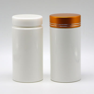 PE 플라스틱 병 200mL 용량 다른 의약품을위한 사용자 정의 할 수있는 색상 알루미늄 뚜??