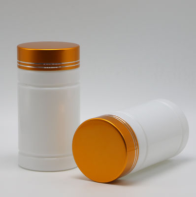 PE 플라스틱 병 200mL 용량 다른 의약품을위한 사용자 정의 할 수있는 색상 알루미늄 뚜??