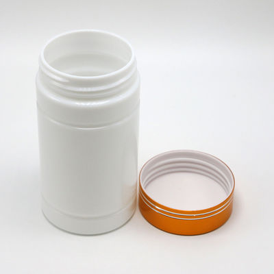 PE 플라스틱 병 200mL 용량 다른 의약품을위한 사용자 정의 할 수있는 색상 알루미늄 뚜??