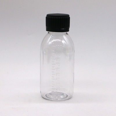 스크루 CAP 100ML/60ML 시럽 기본 재료 PET 변조 방지 뚜??