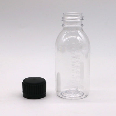 스크루 CAP 100ML/60ML 시럽 기본 재료 PET 변조 방지 뚜??