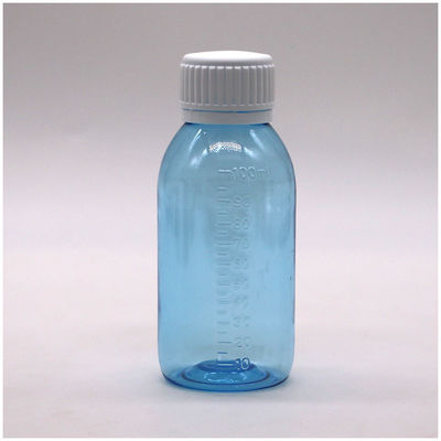 스크루 CAP 100ML/60ML 시럽 기본 재료 PET 변조 방지 뚜??