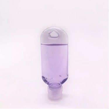 맑은 50mL PET 손 씻기 용기 휴대용 재충전 가능 빈 여행 압축 병