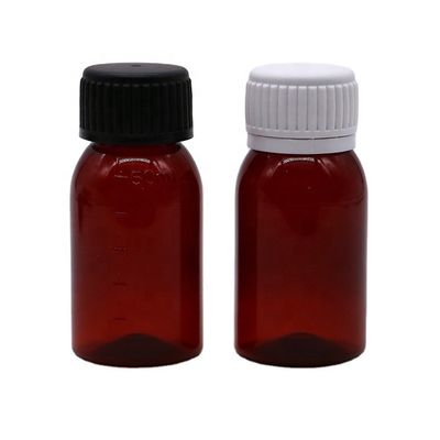 오일 윤활용 구강 액체 보관용 50ML PET 기침 시럽 병
