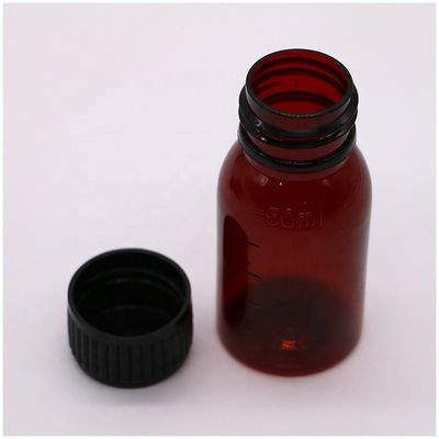 오일 윤활용 구강 액체 보관용 50ML PET 기침 시럽 병