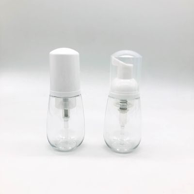 40mL PET 미니 폼 펌프 스킨 케어 OEM 컬러/프린트 PET 얼굴 청소기