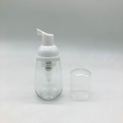 40mL PET 미니 폼 펌프 스킨 케어 OEM 컬러/프린트 PET 얼굴 청소기