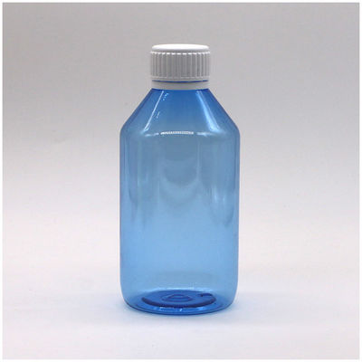 사용자 지정 색상 250ML PET 플라스틱 액체 병 스크루 캡 및 색상 옵션 포함