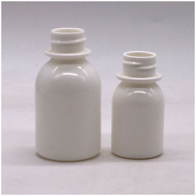어린이 보호 뚜?? 컨테이너 60ml PE 백색 구강 액체 약 병 기침 시럽