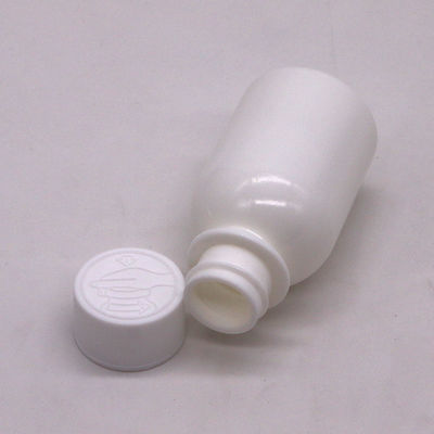 어린이 보호 뚜?? 컨테이너 60ml PE 백색 구강 액체 약 병 기침 시럽