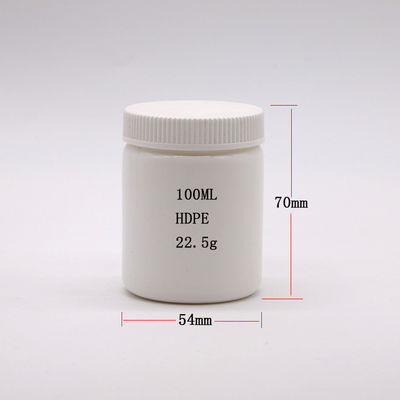 100ML PE 컬러 둥근 모양 크림 병 유약 항아리와 캡슐 합액 태블릿