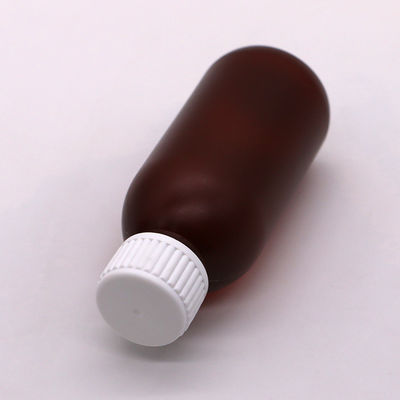 120ml 기침 시럽 둥근 액체 얼음 의료 폐기물용 플라스틱 병 컨테이너