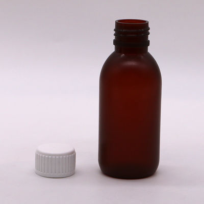 120ml 기침 시럽 둥근 액체 얼음 의료 폐기물용 플라스틱 병 컨테이너