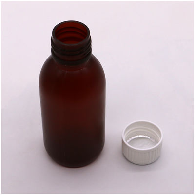 120ml 기침 시럽 둥근 액체 얼음 의료 폐기물용 플라스틱 병 컨테이너