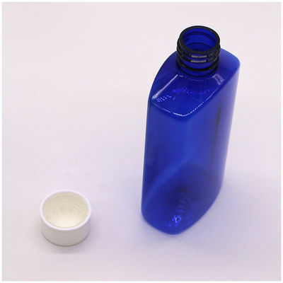 맞춤형 로고 180ML PET 사각형 비생성 기침 시럽 병