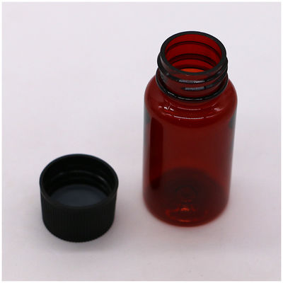 기본 재료 PET 1oz/25ml 의료 산업용 맞춤식 구강 액체 플라스틱 병