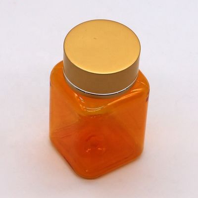 중국 제약회사 90ML PET 사각형 투명 약병 병