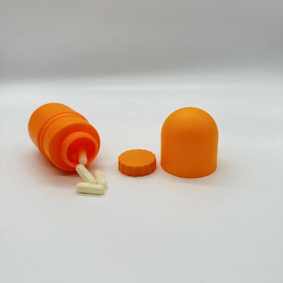 스크린 프린팅 HDPE 플라스틱 캡슐 병 캡슐 알약 보충제