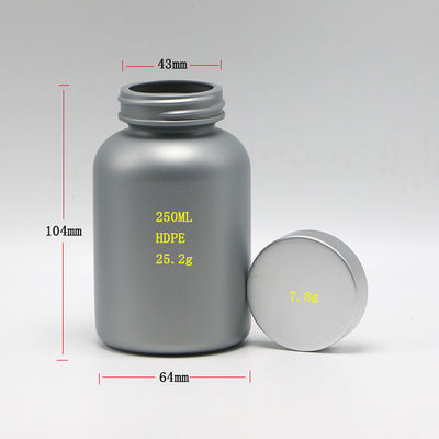 약용 HDPE 플라스틱 병 250ml 알약 목걸이 재료 HDPE 산업 의학