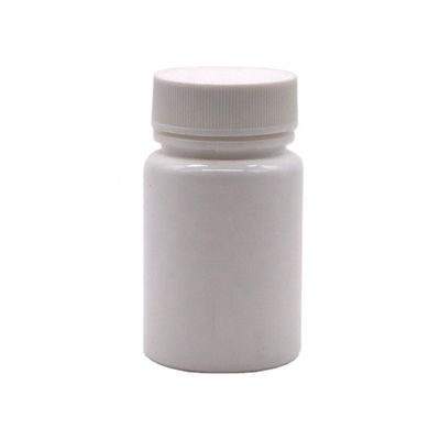 45ML 용량 HDPE 플라스틱 병, 스크루 캡 및 사용자 지정 라벨 인쇄 서비스