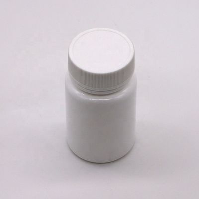 45ML 용량 HDPE 플라스틱 병, 스크루 캡 및 사용자 지정 라벨 인쇄 서비스