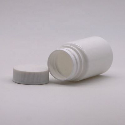 45ML 용량 HDPE 플라스틱 병, 스크루 캡 및 사용자 지정 라벨 인쇄 서비스