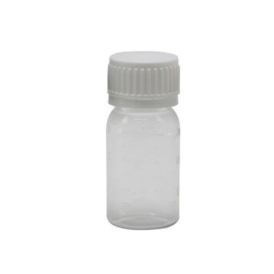 안전 캡과 스크린 프린팅이 있는 30ml PET 백색 구강 액체 약병 병