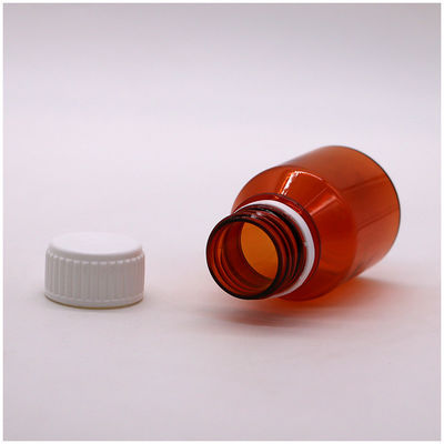 50ml PET 빈 휴대용 플라스틱 알약 병 흰색 나사 캡 여행 알약 포장 잔