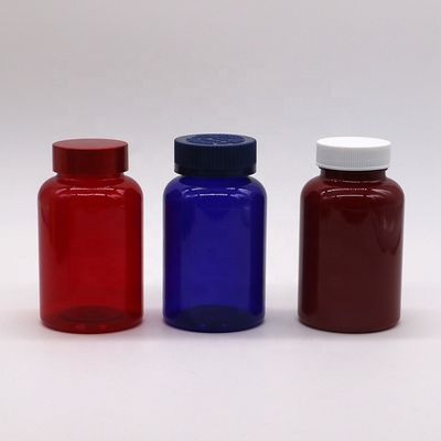 PET 빈 플라스틱 캡슐 약병 병 CRC 나사 플립 톱 캡 175ML/CC/6OZ