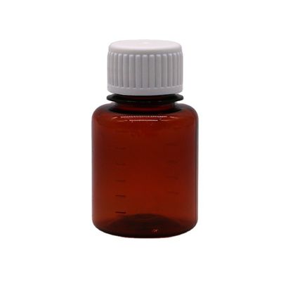 2OZ/60ml/cc PET 브라운 의약품 등급 스케일 담배 기름을 위한 액체 포장 병