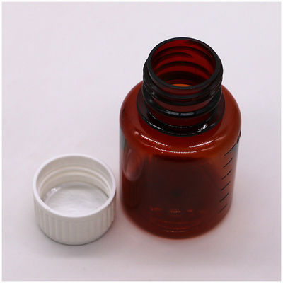 2OZ/60ml/cc PET 브라운 의약품 등급 스케일 담배 기름을 위한 액체 포장 병